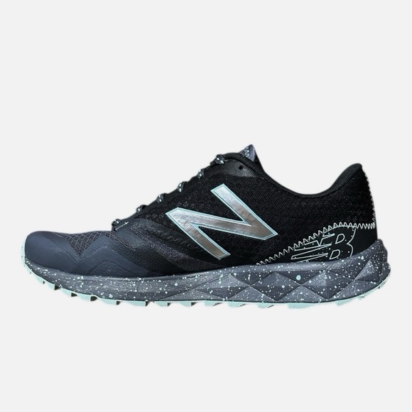 NEW BALANCE 690 v1 SpeedRide Black Teal Trail Running Shoes Women 9.5 WT690LA1 - Picture 2 of 12